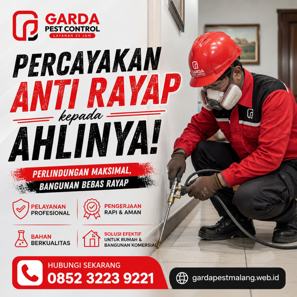 Jasa Anti Rayap untuk Restoran dan Cafe di Malang
