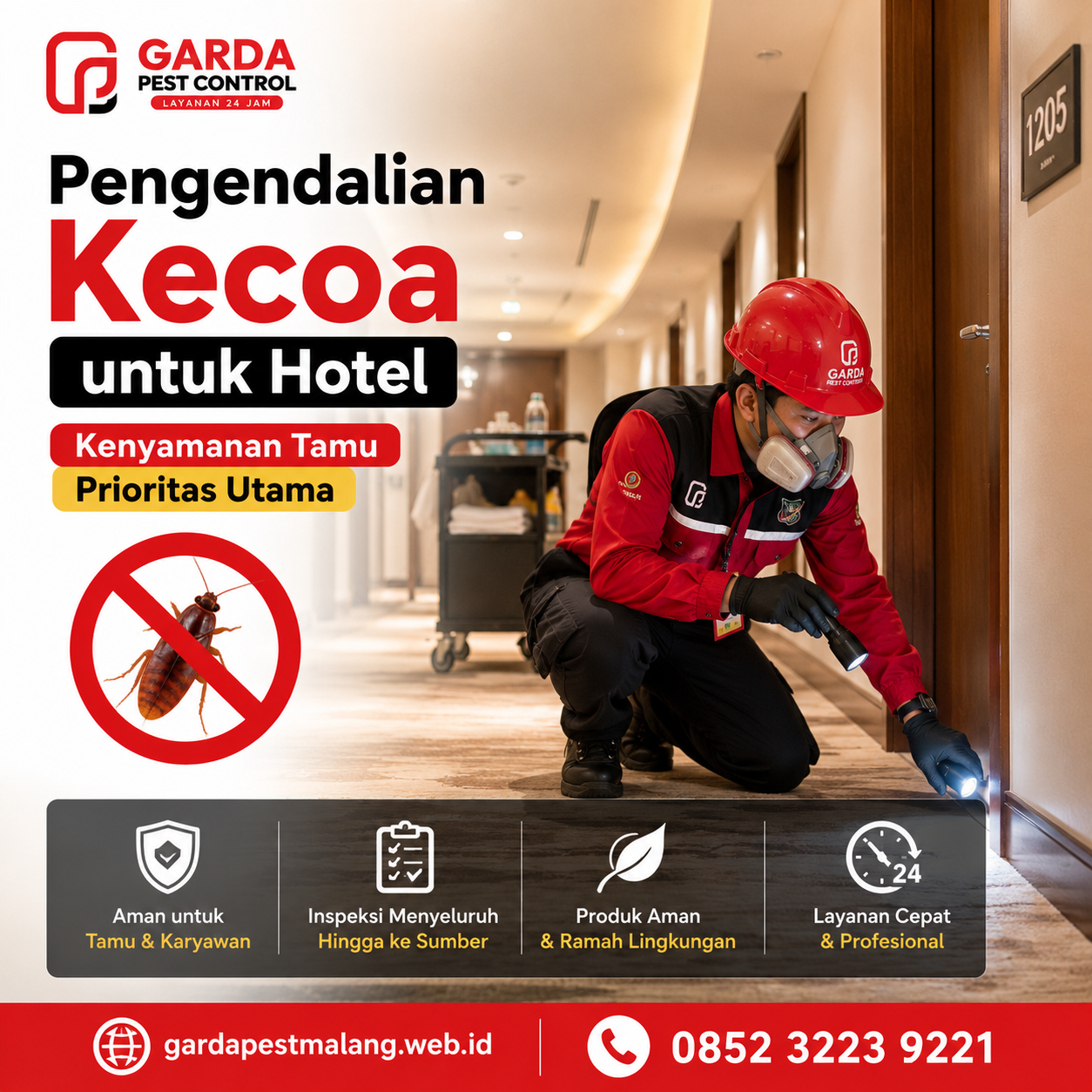 Pembasmi Kecoa Rumah di Malang yang Efektif untuk Hunian Bersih