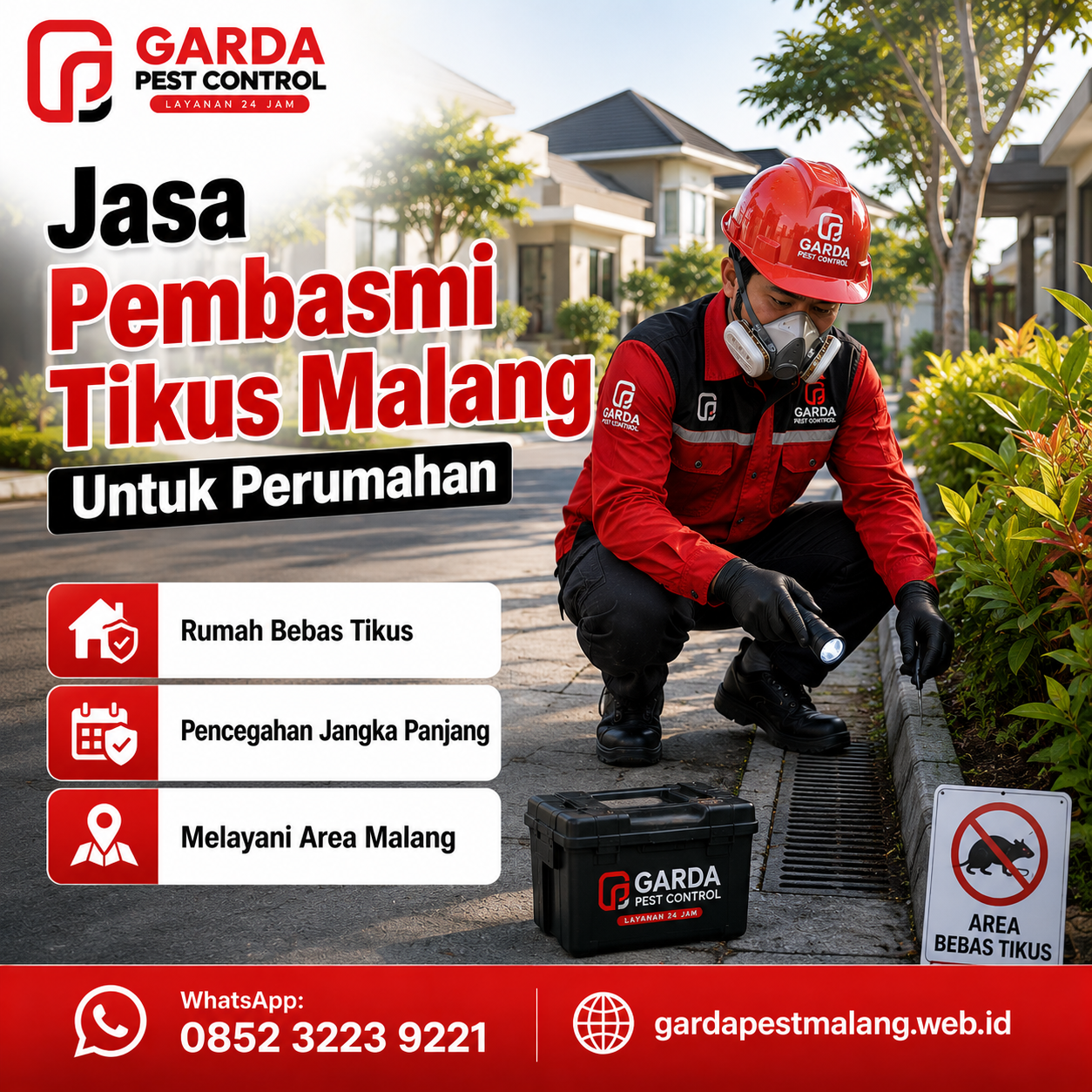 Jasa Pembasmi Tikus Perumahan Malang Bergaransi dan Aman