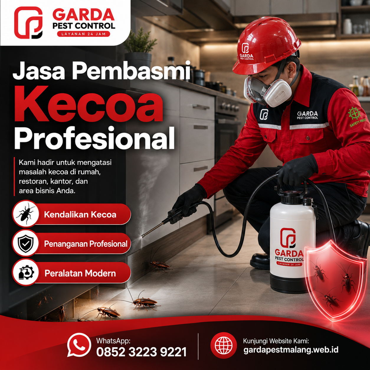 Harga Jasa Pembasmi Kecoa Malang: Panduan Biaya, Layanan, dan Cara Memilih