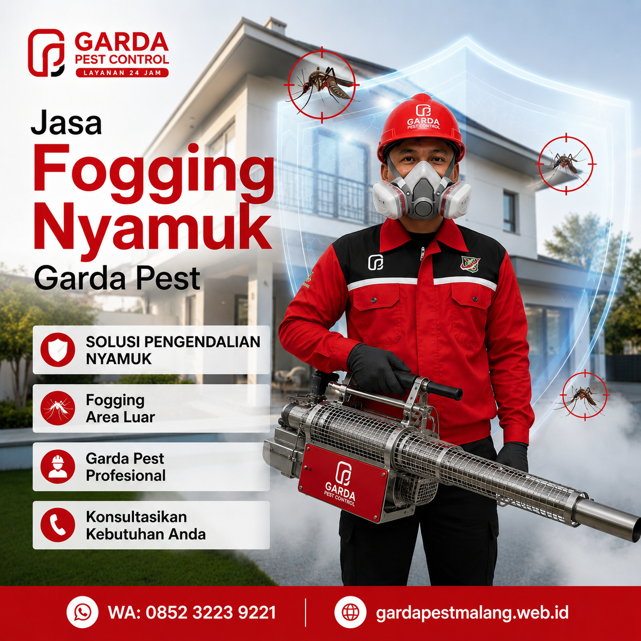 Biaya Jasa Fogging Nyamuk Per Rumah di Malang dan Detail Layanan