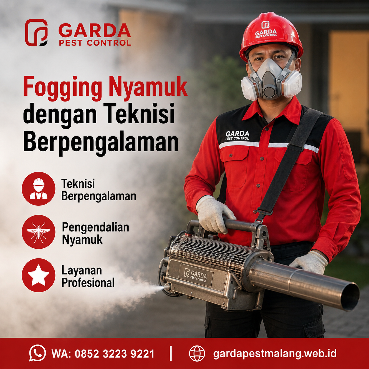 Layanan Jasa Fogging Nyamuk Perumahan Malang untuk Bebas DBD