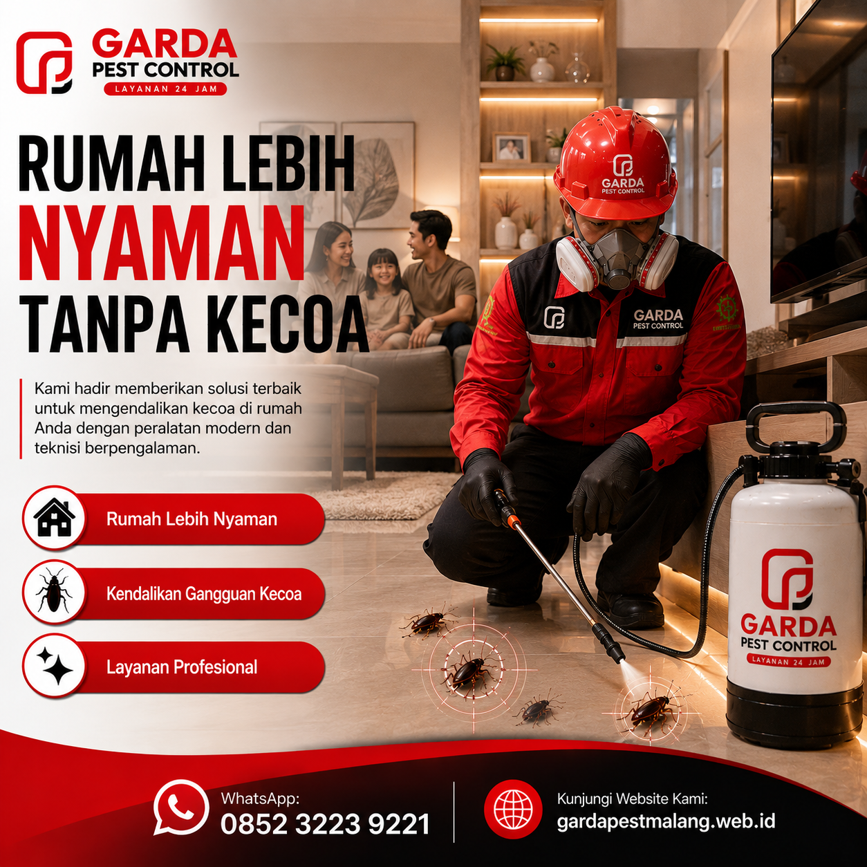 jasa pembasmi kecoa untuk apartemen dan kos di malang untuk hunian lebih bersih dan nyaman