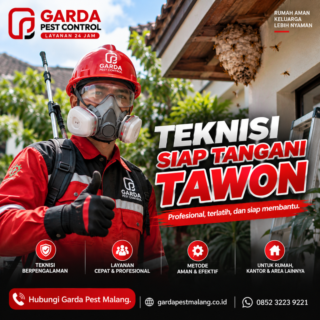 Biaya Pembasmian Sarang Tawon di Malang